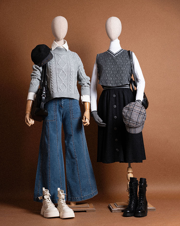 ست کردن دامن و شلوار بگ